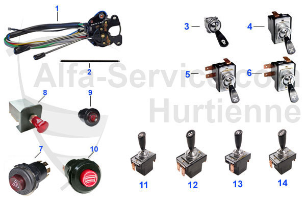 Schalter/Kontrollleuchten