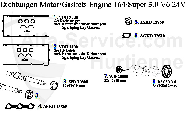 Dichtungen Motor