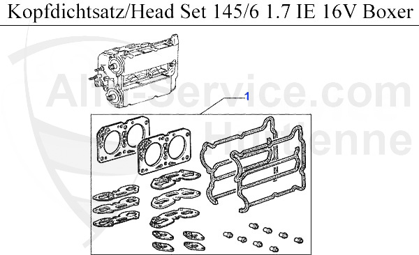 Kopfdichtsatz 1.7 ie 16V