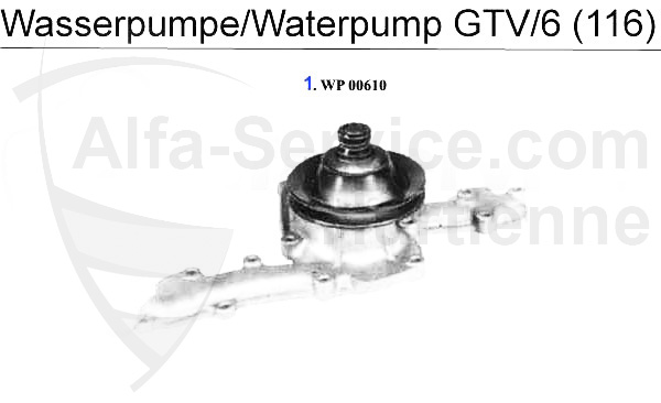 Wasserpumpe GTV/6