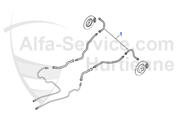 Bremsschläuche hinten