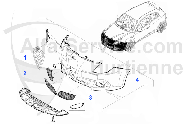 Stoßstange/Kühlergrill/Zierleiste