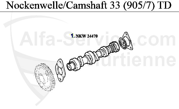 Nockenwelle (905/7) 1.8 TD