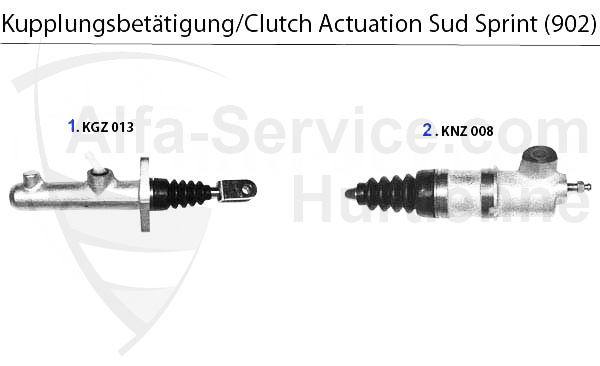 Kupplungsbetätigung Sud Sprint (902)