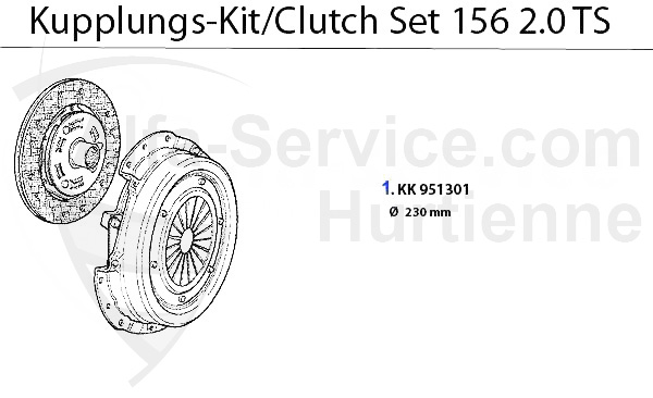 Kupplungs-Kit 2.0 TS 16V