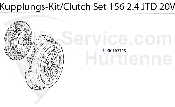 Kupplungs-Kit 2.4 JTD 20V