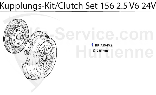 Kupplungs-Kit 2.5 V6 24V