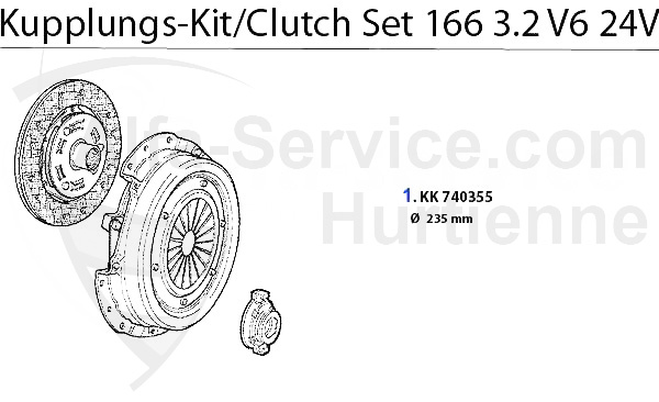 Kupplungs-Kit 3.2 V6 24V