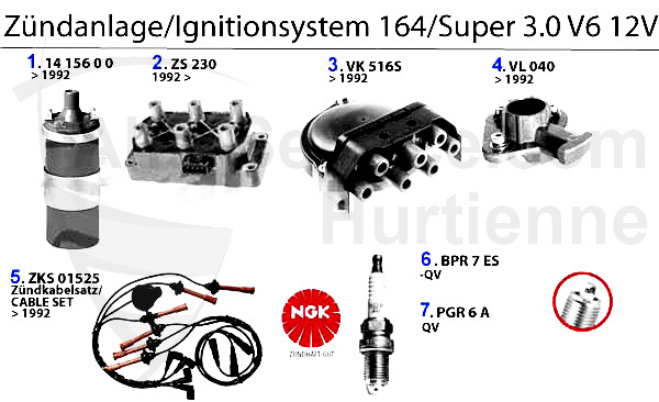 Zündanlage 3.0 V6 12V