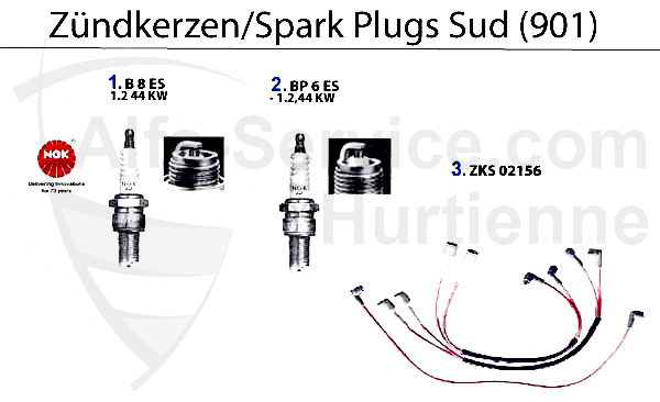 Zündkerzen Sud (901)