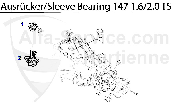 Zentral-Ausrücker 1.6/2.0 TS