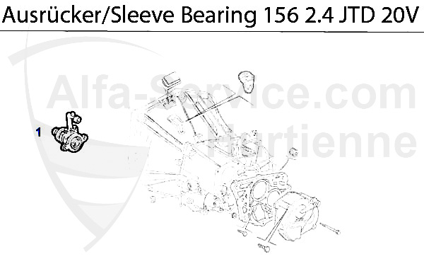 Zentral-Ausrücker 2.4 JTD 20V