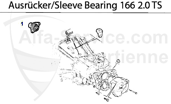 Führungshülse f. Ausrücker 2.0 TS
