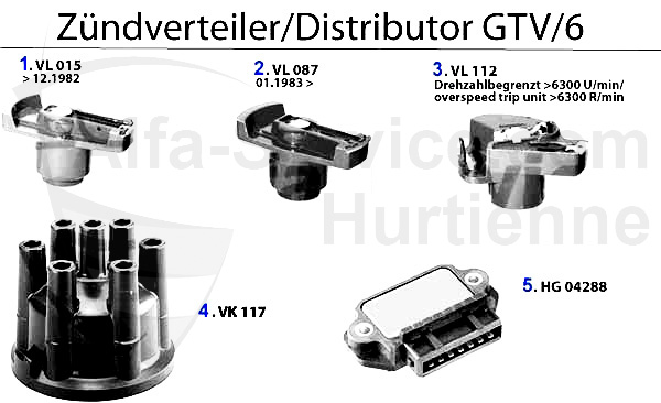 Zündverteiler GTV/6 (116)