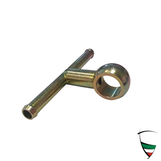 LATERAL FUEL CONNECTOR (DOUBLE), STRAIGHT VERSION, ZINC COATED WEBER DCOE