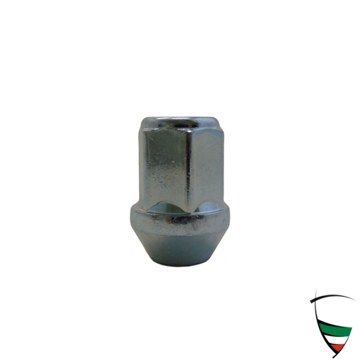 WHEEL NUT ZINC VERSION FOR ALLOY RIMS 19 MM, LEFT THREAD