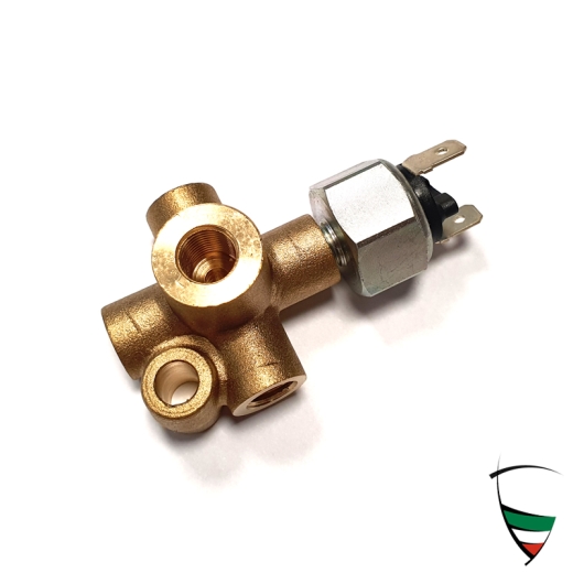 Union for brake lines rear with brake light switch, for series 105