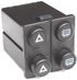 MULTIPLE-FUNCTION SWITCH FOR ELECTR. HEATED REAR WINDOW AND HAZARD WARNING LIGHT