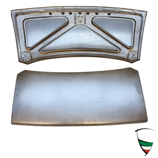 TRUNK LID GT BERTONE ALUMINIUM WITHOUT EMBLEM TRAY