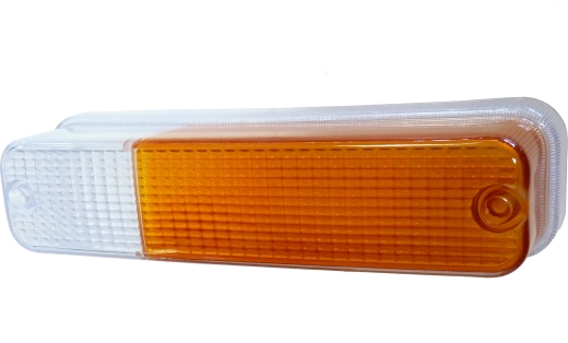 Cabochon Clignotant, Pour 16.009.10 74-78 en orange/blanc