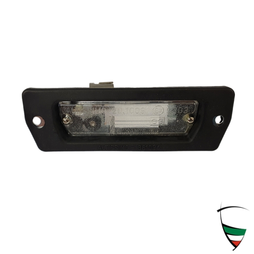 LICENSE PLATE LIGHT - SPIDER 83-89, GTV (116) METAL HOUSING, CARELLO DESIGN