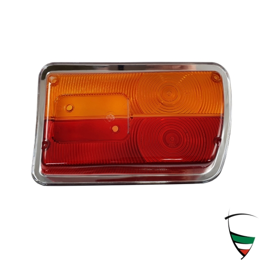 REAR LIGHT LENSE GT-BERTONE RIGHT 1300, 1600, 1750 CARELLO DESIGN WITH PLASTIC HOUSING WITHOUT REFLECTOR