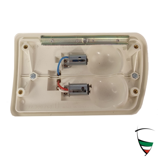 REAR LIGHT BACKING GTJ, RIGHT PLASTIC, REPRODUCTION