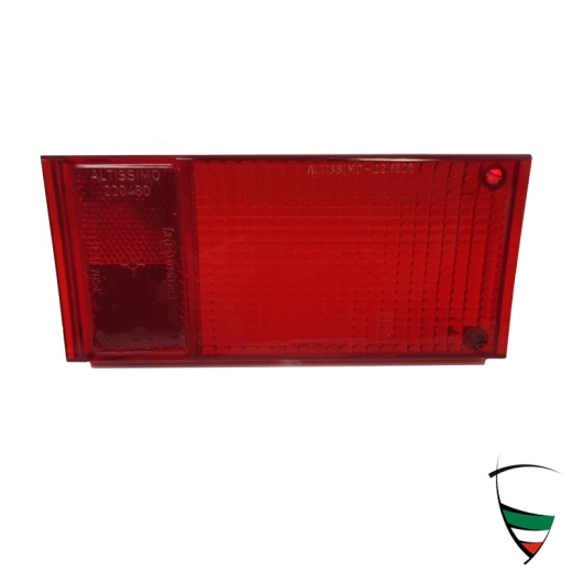 REAR LIGHT LENSE RED, SPIDER 70-82 RIGHT ORIGINAL ALTISSIMO