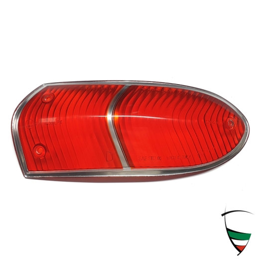 REAR LIGHT LENSE SPIDER 1966-69 RED, US VERSION, RIGHT