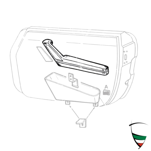 Armlehne Spider 1978-89 rechts