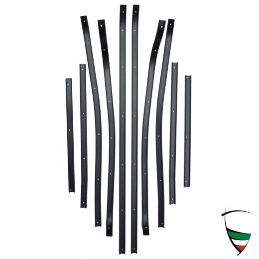 lote de 10 perfiles Alu (fijacion goma de puerta)