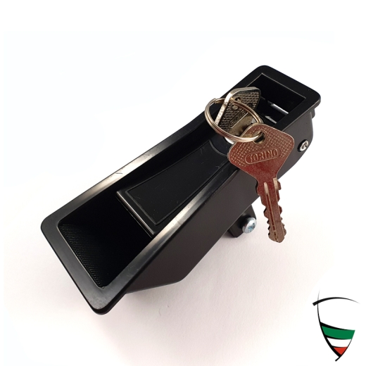 OPENER FOR BOOT LID OPENER FOR FUEL CAP GT,SPIDER FROM 1983, MONTREAL INCL.LOCK AND KEYS