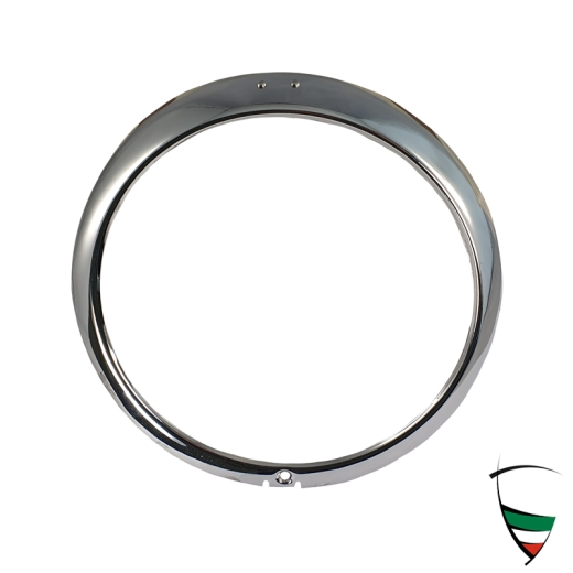 HEADLAMP RIM STAINLESS LEFT 80-93