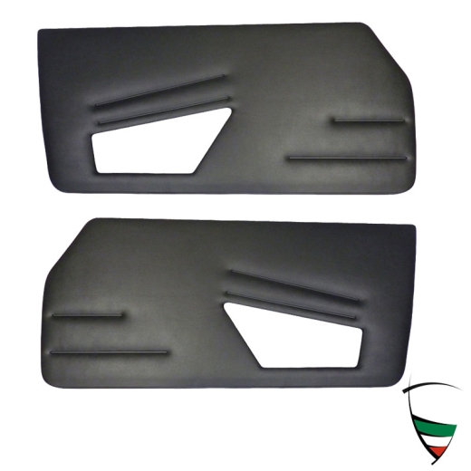 Set of inner door panels black for Spider 79-89 left+right