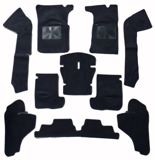 CARPET SET SPIDER 90 BLACK 10 PCS