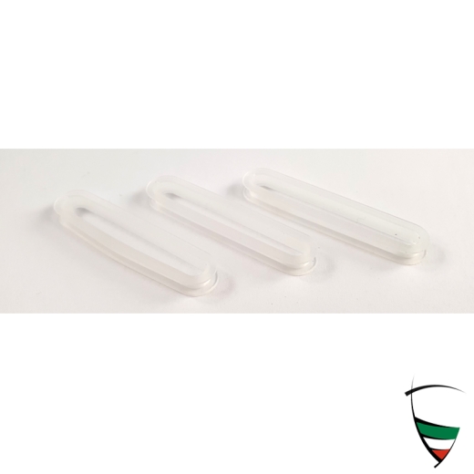 SET (3 PIECES) PLASTIC SURROUND HORN BUTTON LENGTH 53 MM, FOR HELLABORE STEERING WHEEL