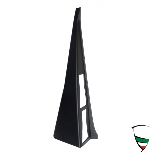 B-PILLAR COVER LEFT - SPIDER 83-89 two holes, black, plastic corpus coated with Skay