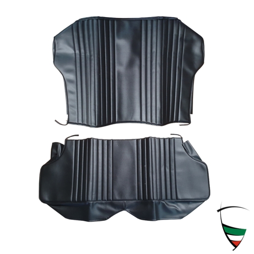 GT REAR SEAT COVER - Junior black straight mould 66-74
