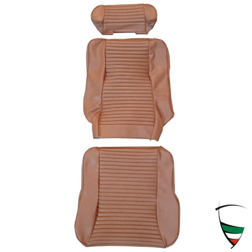 GT SEAT COVER 2000 / 71-77 / synthetic leather red-brown