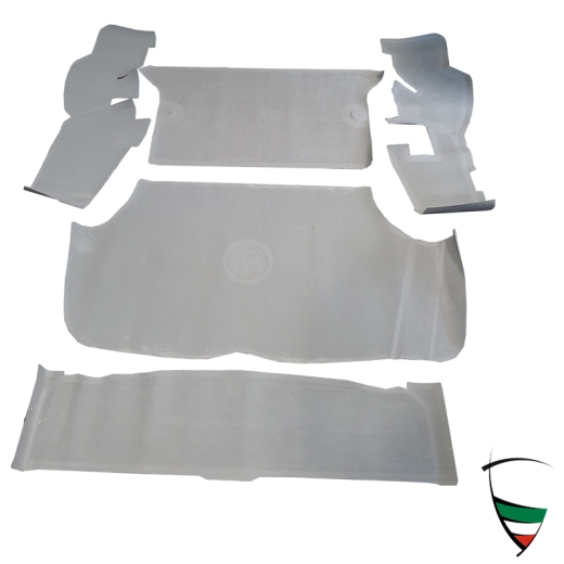 SET OF RUBBER MATS / GT TRUNK (GREY)