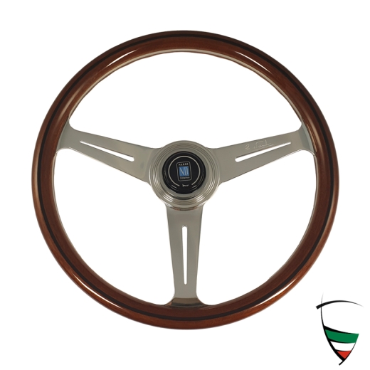 NARDI STEERING WHEEL wood/polished without MOT - diameter 360 mm