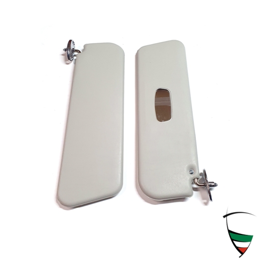 PAIR OF SUNVISORS GIULIA GRAY WITH HOLDERS