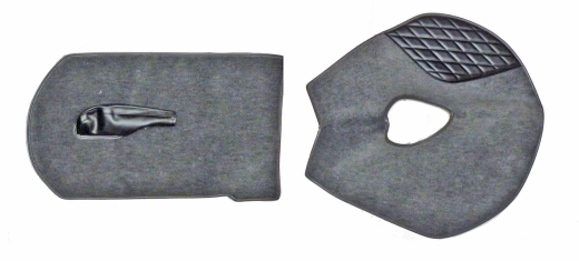 Getriebe-Kardanwellenabdeckung Spider 66-69 (Teppich grau) mit Handbremsstockabdeckung