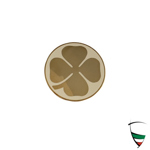 CLOVER LEAF white/gold, right