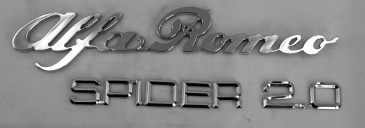 ALFA ROMEO SCRIPT SET SPIDER 90-93 (3PCS)