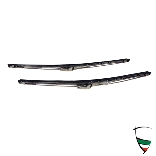 SET STAINLESS STEEL WIPER BLADES FOR SPIDER, STICKABLE