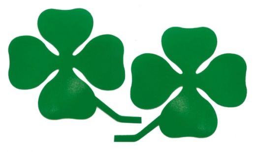 Aufkleber Kleeblatt Satz ca.80X80mm rechts/links