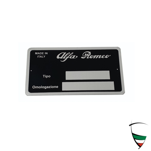 VIN PLATE BLANK, 85x45mm