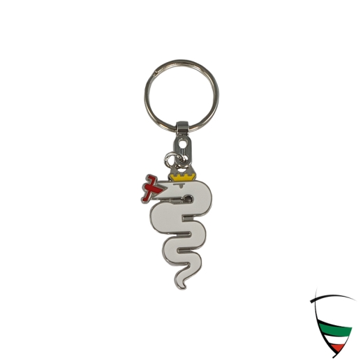 llavero serpient blanco