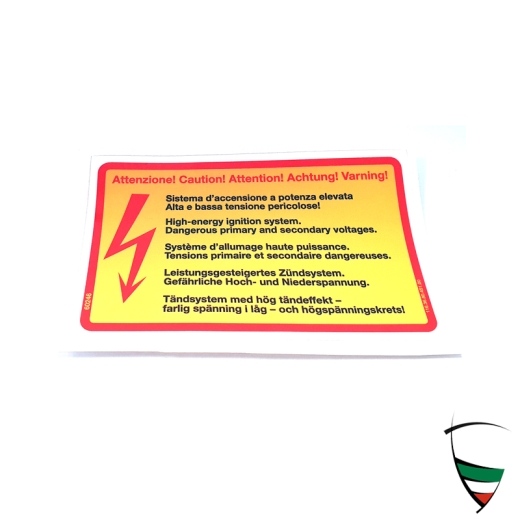 STICKER "IGNITION WARNING"